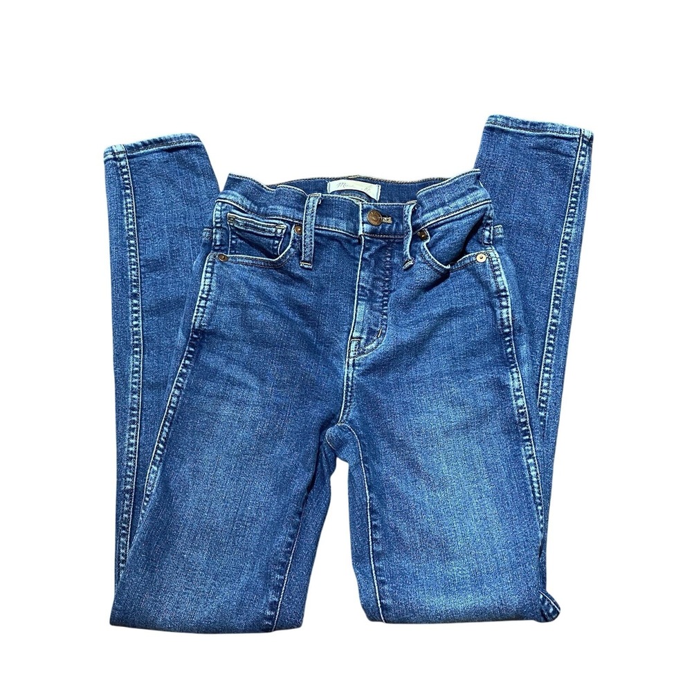 Madewell Women's 10" High Rise Skinny Jeans Blue Size 23